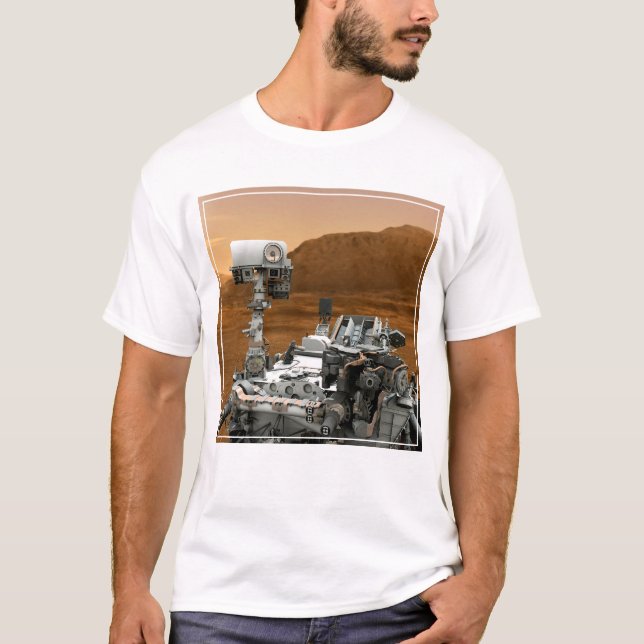 T-shirt Rover Curiosity Du Laboratoire Scientifique Mars.  (Devant)