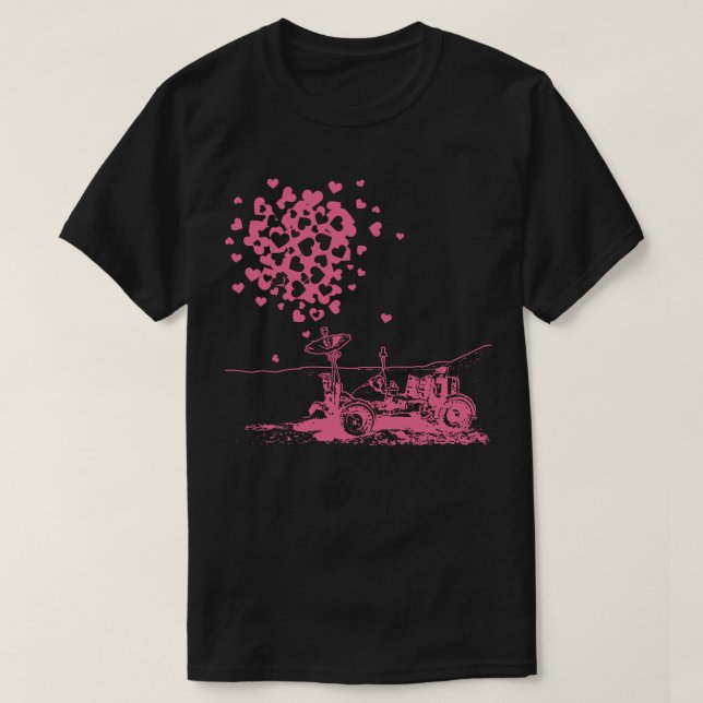 T-shirt Rover Lunaire Rose d'Amour (Design devant)