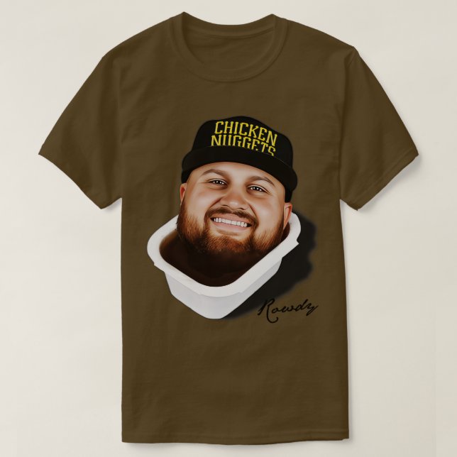T-shirt Rowdy Tellez CHICKEN NUGGETS (Design devant)
