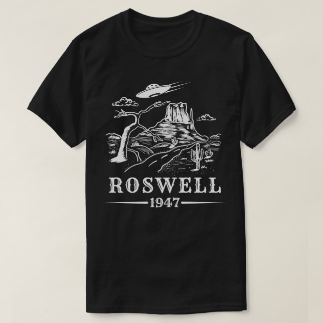 T-shirt Rowell Flying Saucer Crash (Design devant)