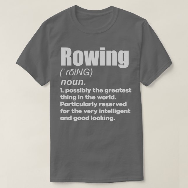 T-shirt Rowing coach girl player gift (Design devant)