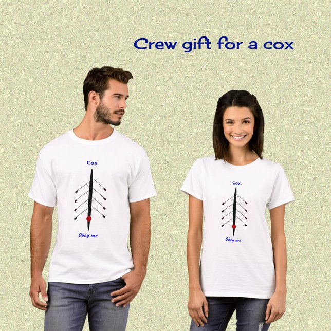 T-shirt Rowing cox obéissez-moi à une drôle de citation (Créateur téléchargé)