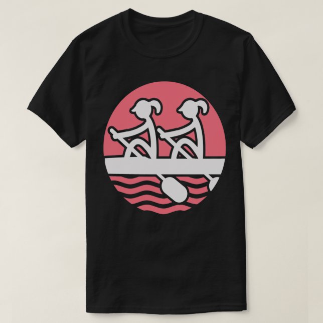 T-shirt Rowing Girls (Design devant)