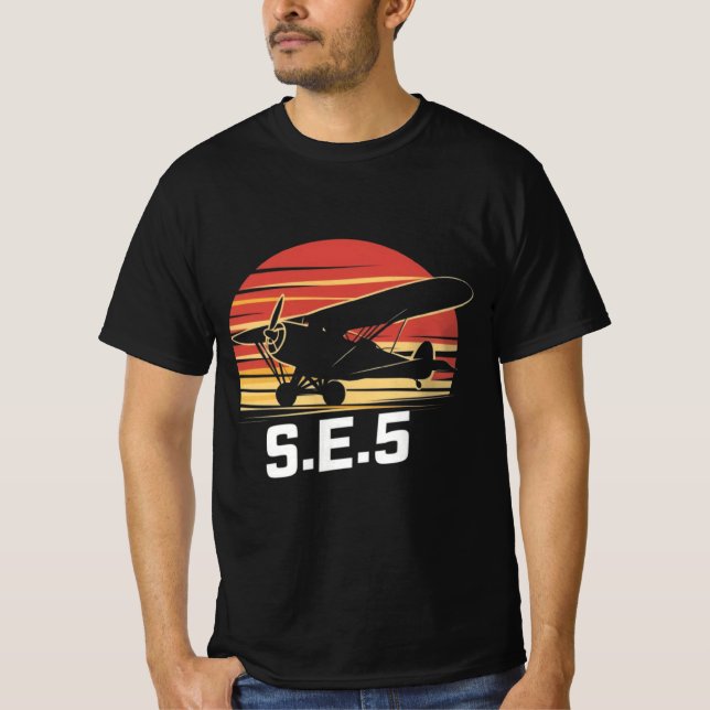 T-shirt Royal Aircraft Factory S.E.5 (Devant)