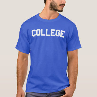 T-shirt Royal Blue College