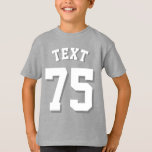 T-shirt Royal Blue & White Kids | Sports Jersey Design<br><div class="desc">Royal Blue & White Kids | Sports Jersey Design • Kids Jersey Sweatshirt</div>