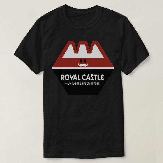 T-shirt Royal Castle Hamburger Restaurant Retro 7 (Design devant)