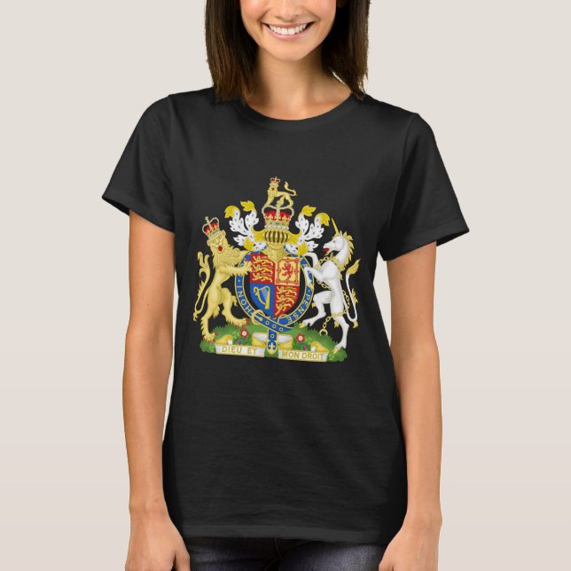 T-shirt Royal Coat of Arms of the United Kingdom UK T-Shi (Devant)