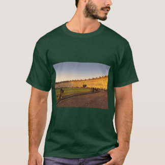 T-shirt Royal Crescent Bath baigné dans un soleil d'hiver 