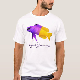 T-shirt royal de poissons de récif de Gramma