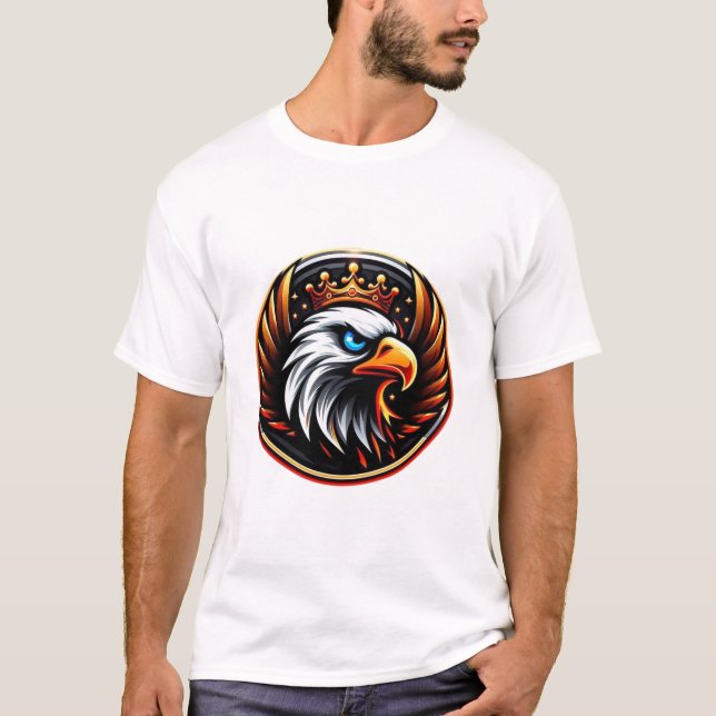 T-shirt Royal Eagle Force et Majesté Confortable (Devant)