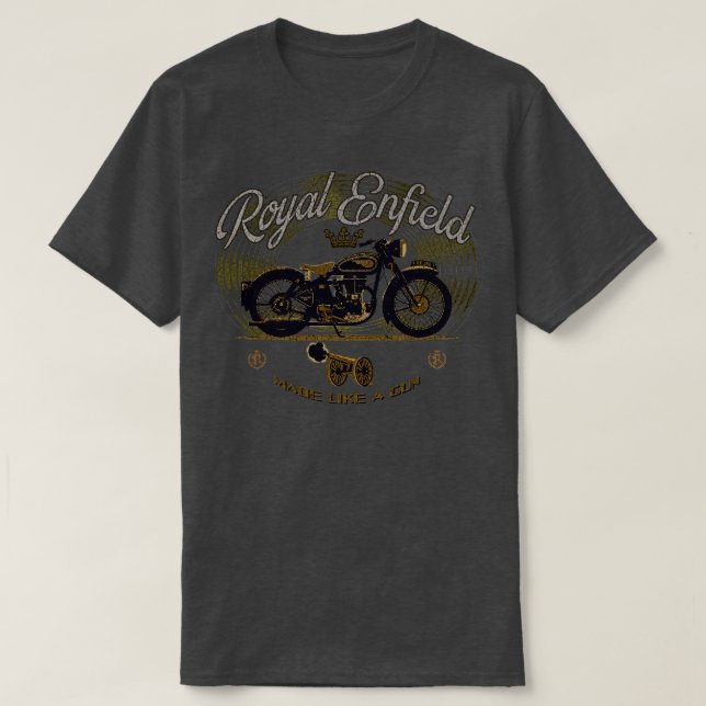 T-shirt Royal Enfield fait comme (Design devant)