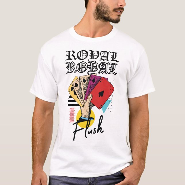 T-SHIRT ROYAL-FLUSH-STREETWEAR-TSHIRT-DESIGN (Devant)