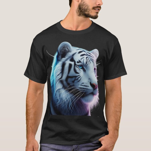 T-shirt Royal White Tiger (Devant)