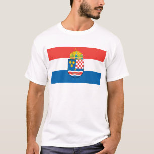 T-shirt Royaume de la Dalmatie Croatie et de drapeau de la