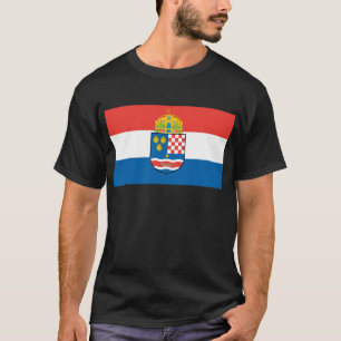 T-shirt Royaume de la Dalmatie Croatie et de drapeau de la