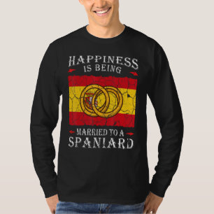 T-shirt Royaume d'Espagne de mariage espagnol Drapeau d'Es