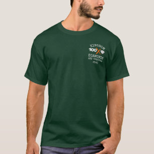 T-shirt ROYAUME DIAMANTS FR61 Chambre familiale Vert