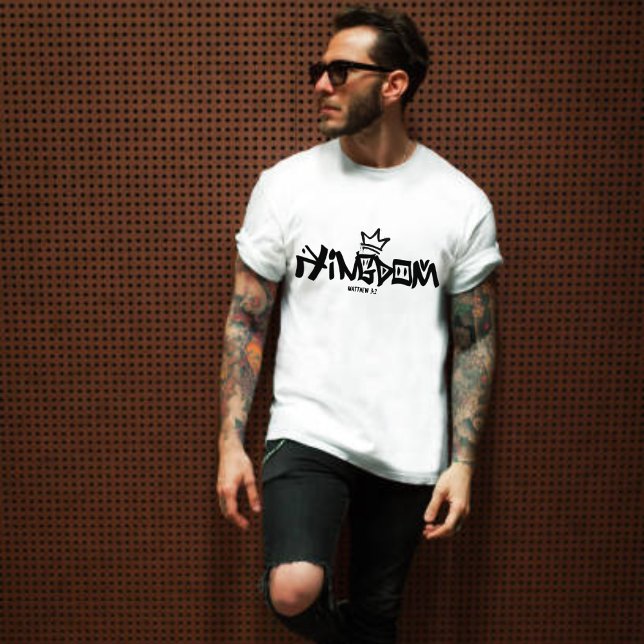T-shirt Royaume graffiti chrétien (Créateur téléchargé)