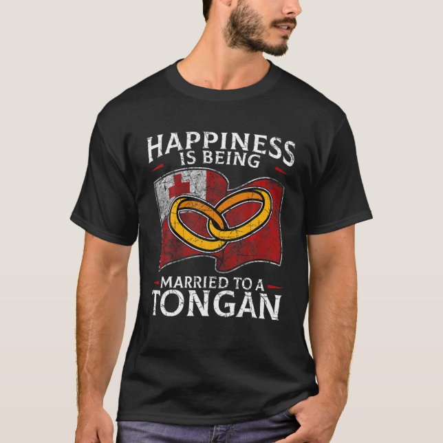 T-shirt Royaume Mariage Tongan Des Tonga Racines Du Patrim (Devant)