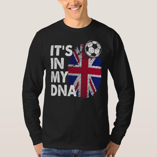 T-shirt Royaume-Uni Dans Mon Adn British Flag Team Uk (Devant)