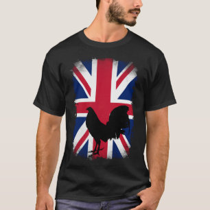 T-shirt Royaume-Uni Drapeau du Royaume-Uni gibier à plumes