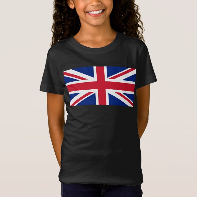 T-Shirt Royaume-Uni Union Jack Drapeau des colonies britan (Devant)