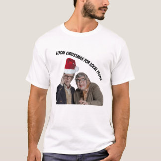 T-shirt royston vasey local shop noël top