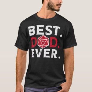 T-shirt Rpg Meilleur Papa De Tous Les Temps Drôle Gamer Pa