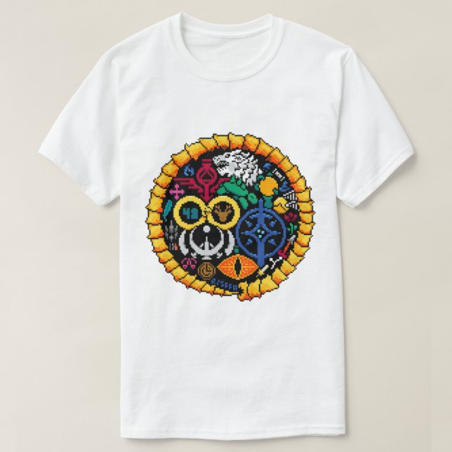 T-shirt RPlace - Reddit Place - The Unending Void (Remplac (Design devant)