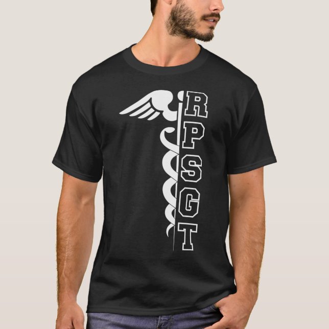 T-shirt Rpsgt Thérapeutique Respiratoire Technologue Du So (Devant)