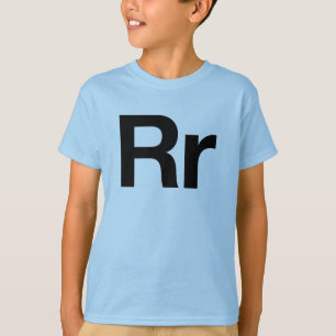 T-shirt Rr helvetica