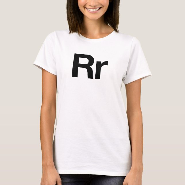 T-shirt Rr helvetica (Devant)