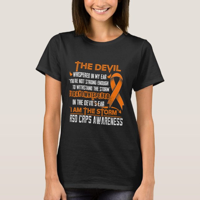 T-shirt Rsd Crps Conscience Je Suis Le Diable De La Tempêt (Devant)