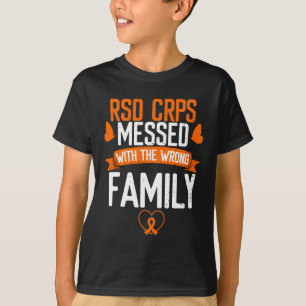 T-shirt RSD CRPS mauvaise famille Orange Ribbon Award