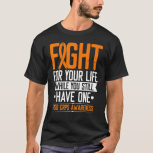 T-shirt RSD CRPS Sensibilisation Combat pour la vie Guerri
