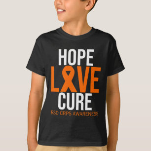 T-shirt Rsd Crps Sensibilisation Espérance Amour Cure Figh