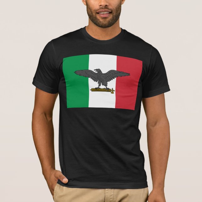 T-shirt Rsi, drapeau de l'Italie (Devant)