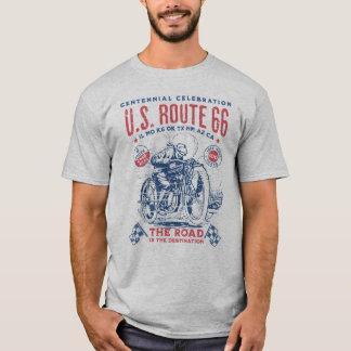 T-shirt RT 66 Centennial Tee - Moto Vintage