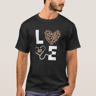 T-shirt RT Thérapeute respiratoire Infirmière Cheetah Leop