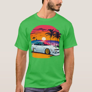 T-shirt RTM blanc nissan
