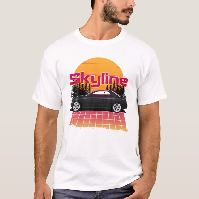 T-shirt RTM Skyline 1990 (Devant)