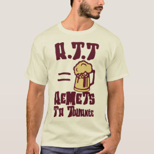 T-shirt rtt remet tournee biere alcool humour