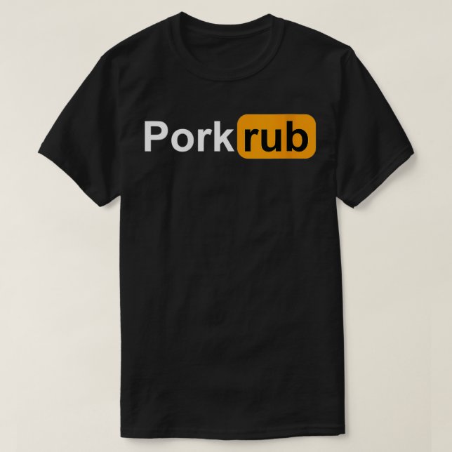 T-shirt Rub de porc pour femmes, BBQ amusant, Barbecue VNe (Design devant)