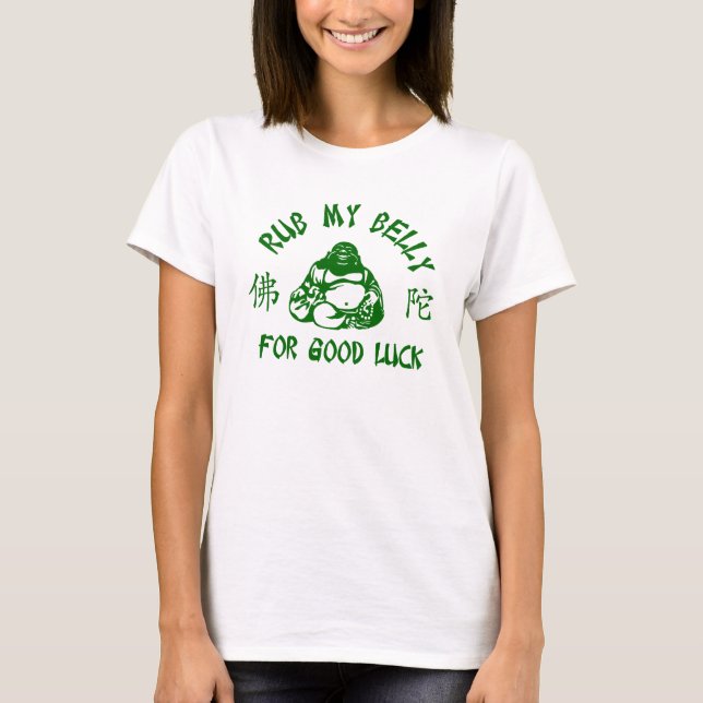 T-shirt Rub my Bouddha Belly (Devant)