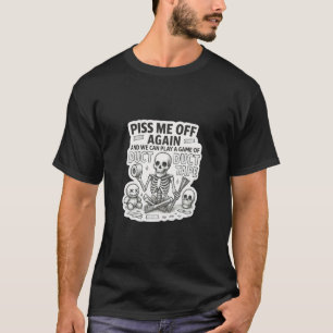 T-shirt Ruban adhésif Duct Squelette Drôle Sarcasme Hallow