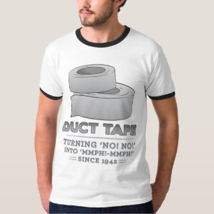 T-shirt ruban adhésif - tournant non ! non ! dans le mmph