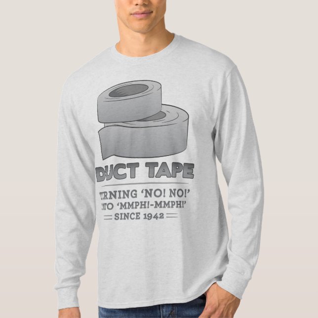 T-shirt ruban adhésif - tournant non ! non ! dans le mmph (Devant)