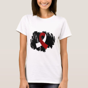 T-shirt Ruban blanc de Bourgogne de Cancer principal de