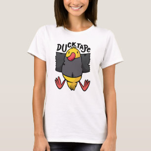 T-shirt Ruban Canard Drôle Monté sur Mur